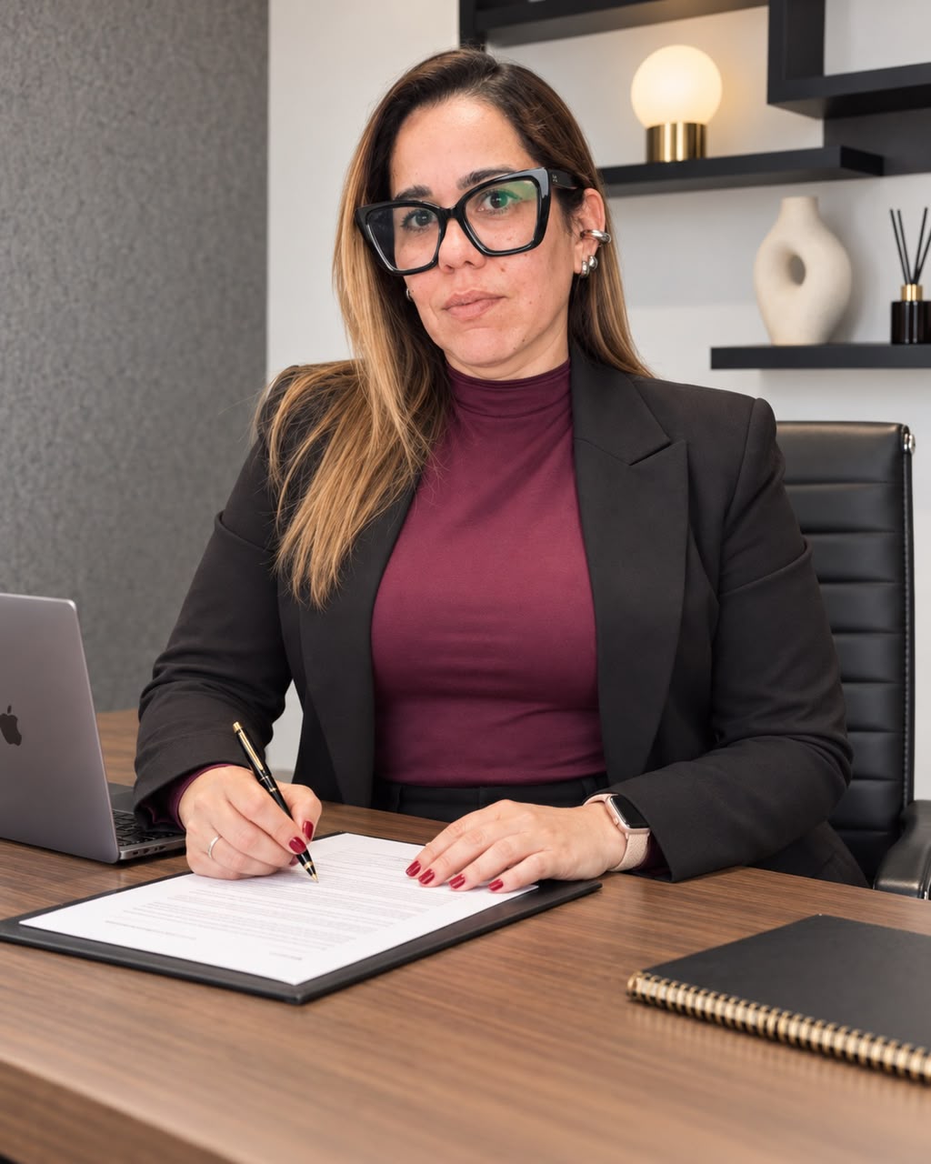 Gisele Natel Pereira no escritório MAIS DP